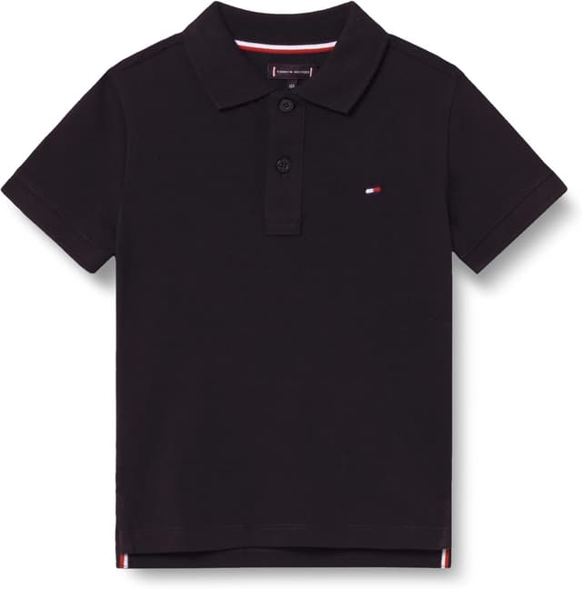 Detalle de Polo Tommy Hilfiger Flag Polo SS Kb0kb09103 en pur coton pour garçon