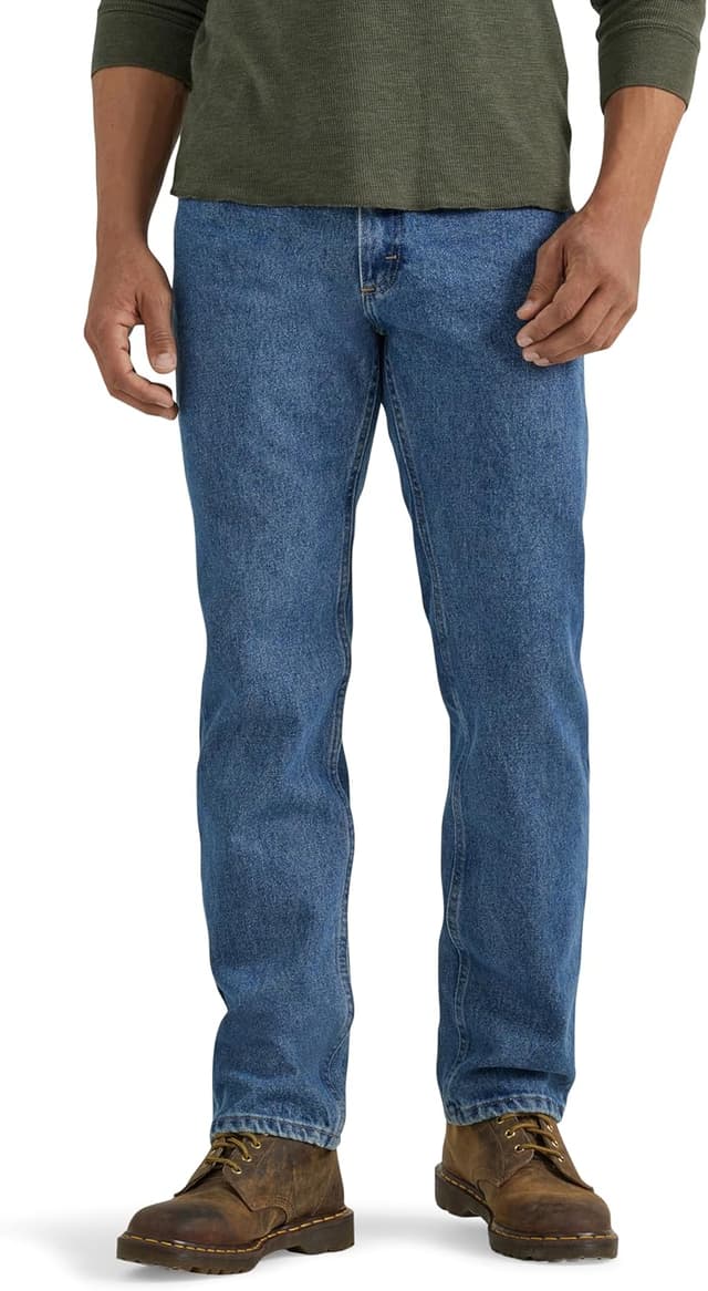 Detalle 2 de Wrangler Authentics Men’s Classic Relaxed Fit Flex Jeans (5-pocket, zip fly)