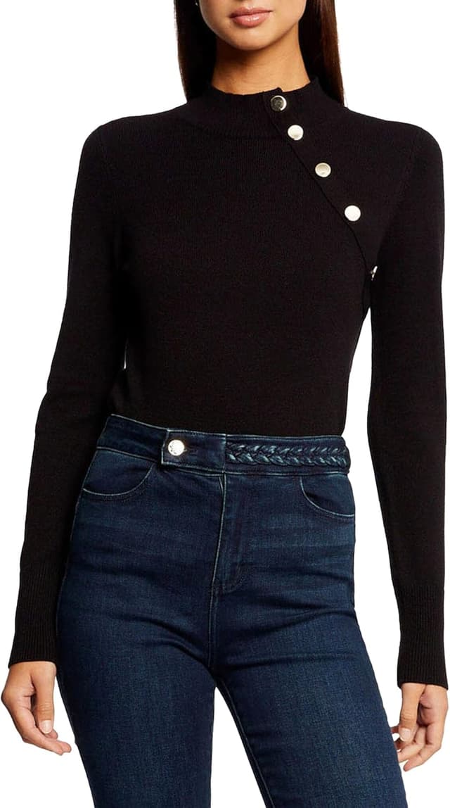 Detalle de Morgan Pull manches longues boutons décoratifs