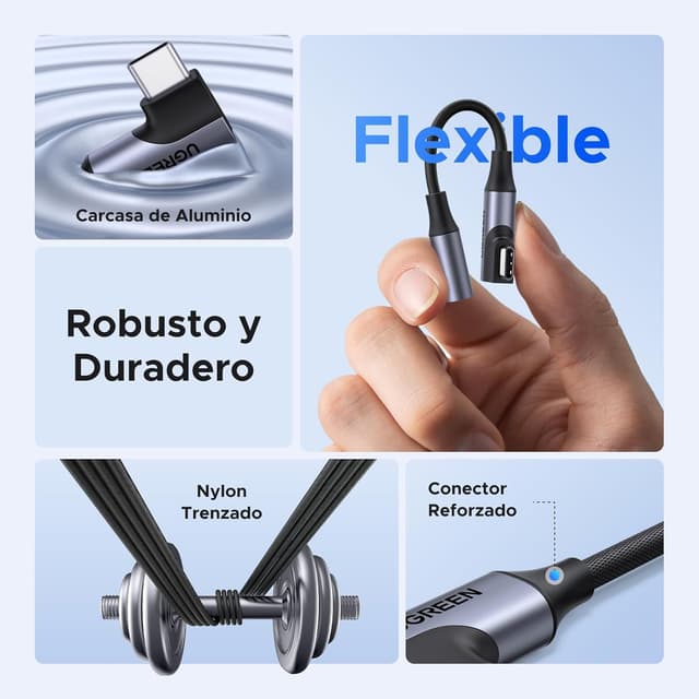 Thumbnail 5 de UGREEN Adaptador USB-C a jack 3,5 mm 24 bits/96 kHz