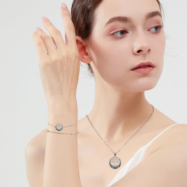 Detalle 2 de Bracelet Arbre de Vie argent 925, S925