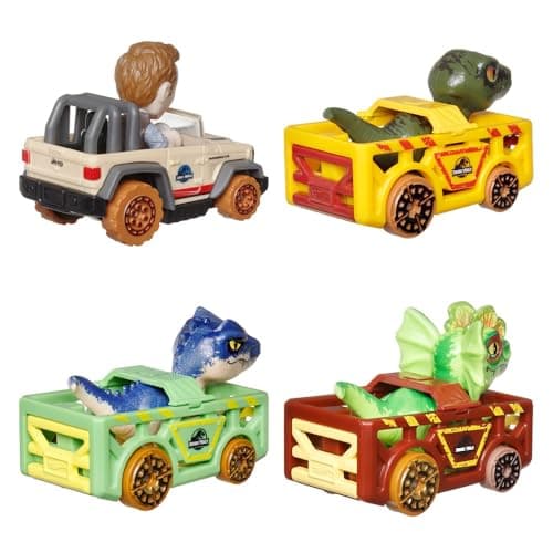 Thumbnail 4 de Hot Wheels Racerverse Pack HKD32 — 4 coches Jurassic World para +3 años