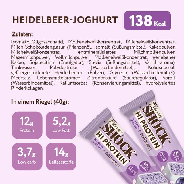 Thumbnail 6 de Proteinriegel-Set mit 30% Protein, 12 Stück