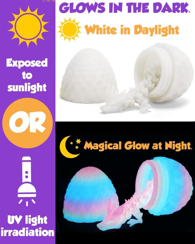 Detalle de 3D printed dragon eggs 3.5 in IVRMTAL