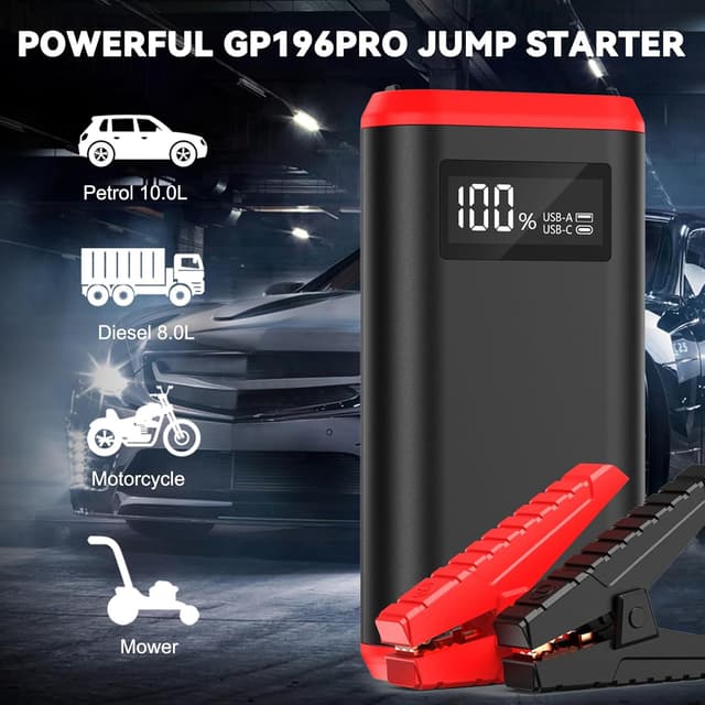 Detalle 2 de GREPRO Jump Starter Power Pack 12V