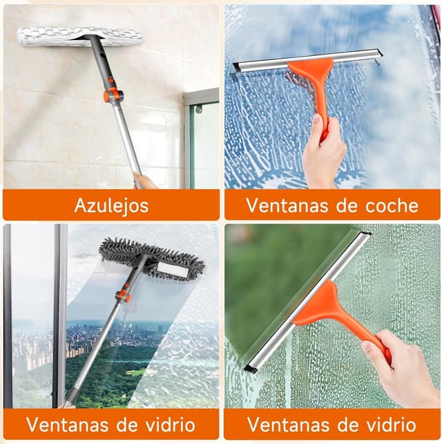 Thumbnail 6 de Kit 2 en 1 limpieza de ventanas con barra extensible