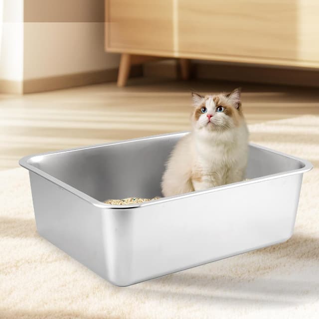 Thumbnail 5 de XXL Cat Litter Tray 50×35×15 cm large litter box 🐱