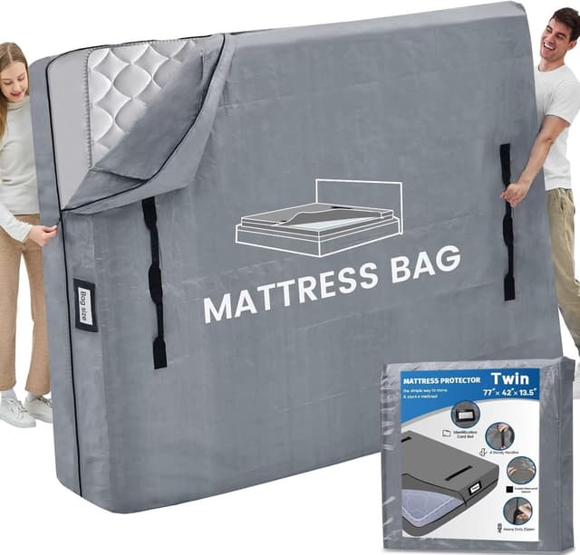 Detalle de BETU Twin Mattress Protector 77x42x13.5 Waterproof Mattress Cover