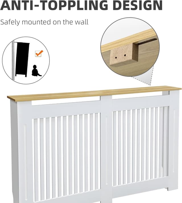Detalle de FATIVO radiator cover cabinet 92.5cm