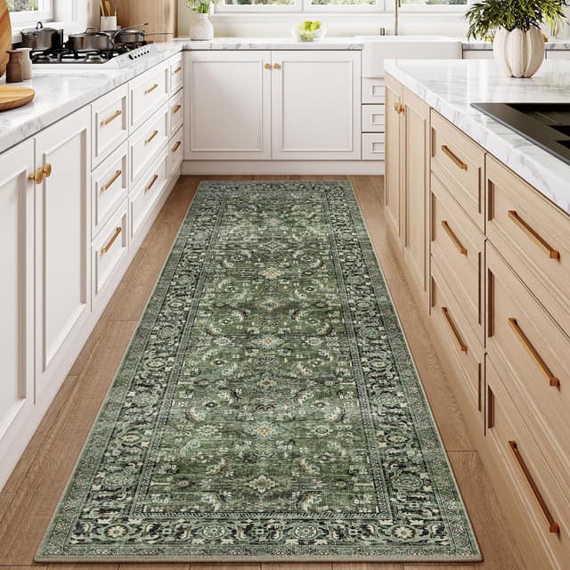 Thumbnail 6 de HUGEAR Vintage Teppich 60x90 cm Grün