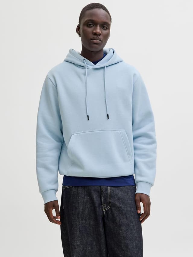 Detalle 2 de JACK & JONES Hoodie Plain Hoodie in felpa: basic morbida per il quotidiano