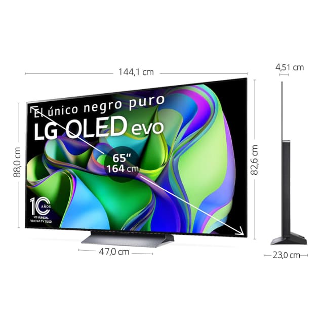Detalle 2 de LG OLED65C36LC evo 4K OLED 65" (164 cm) reacondicionado Grado C con Dolby Vision y webOS23