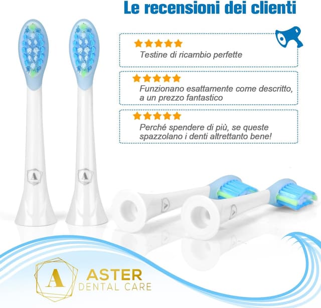 Detalle 1 de Testine Philips Sonicare, 16 Aster di ricambio
