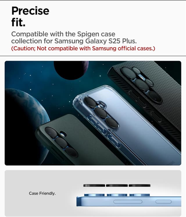 Thumbnail 6 de Spigen Glas.tR EZ Fit Optik Pro - Protector Cámara Samsung