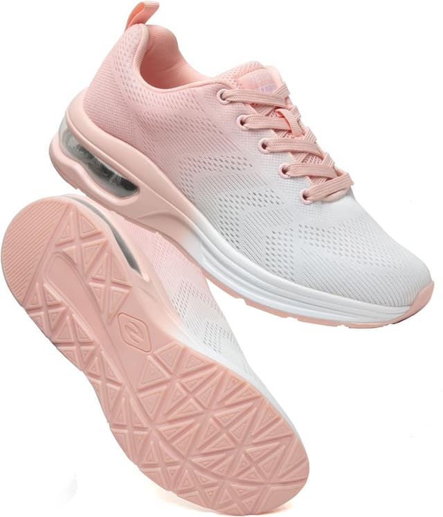 Detalle de Womens Athletic Running Trainers – Breathable Lightweight Walking Shoes with Air Cushion