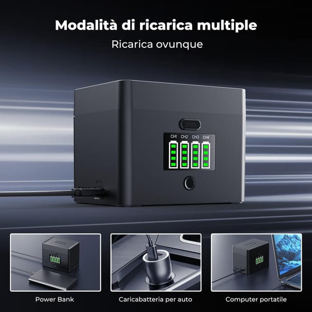 Thumbnail 6 de K&F CONCEPT Caricabatterie rapido 40W 🔌