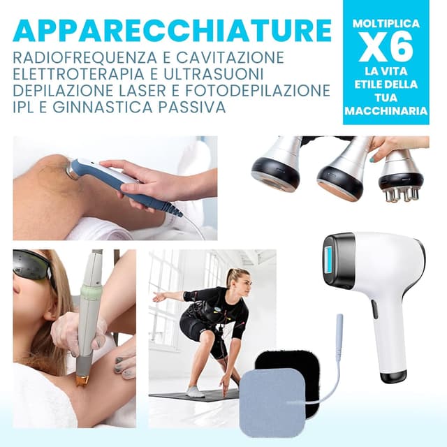 Thumbnail 6 de Gel conduttore per corpo e viso 500 ml