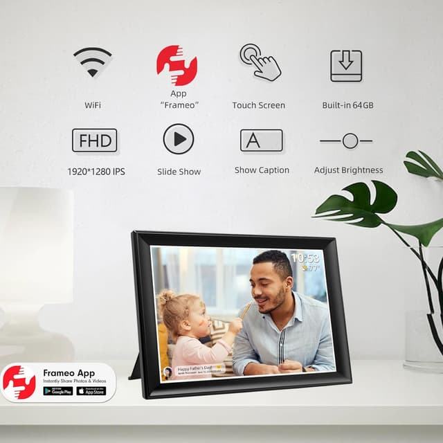 Thumbnail 2 de Frameo Digitaler Bilderrahmen 10,1 Zoll