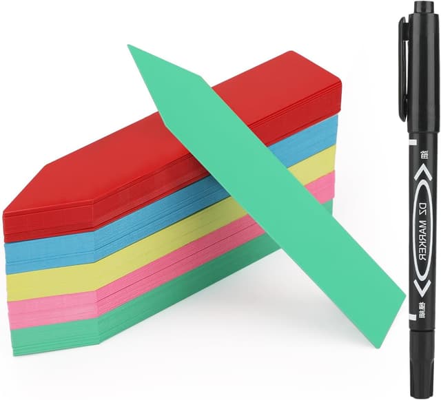 Imagen de KINGLAKE Étiquettes plantes 100 pcs 10x2cm en OfertitasTOP