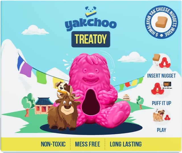 Imagen de Yakchoo Treatoy for Dogs 5‑piece Yak Cheese en OfertitasTOP
