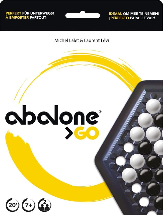 Detalle 2 de Asmodee Abalone GO Jeu de Stratégie pour 2 Joueurs