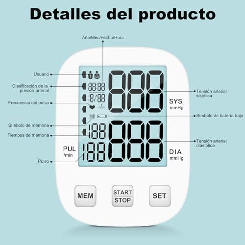 Thumbnail 8 de Auna Monitor de Presión Arterial Digital📊 para Mayores