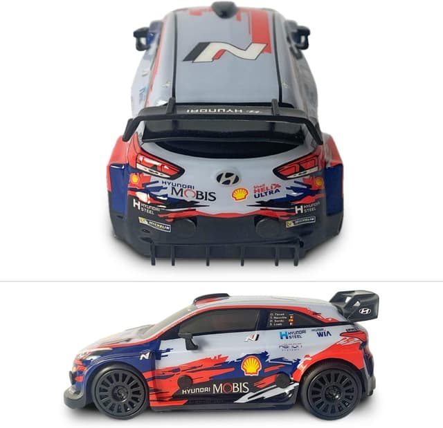 Detalle de Mondo Motors 63669 Hyundai i20 WRC télécommandée 1:28, jusqu’à 8 km/h