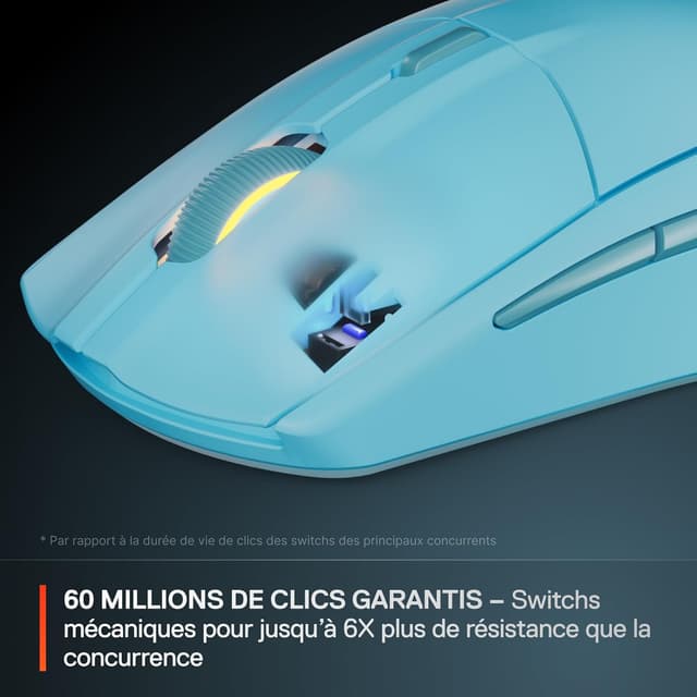 Thumbnail 4 de SteelSeries Rival 3 Wireless Gen 2 Souris Gaming sans Fil