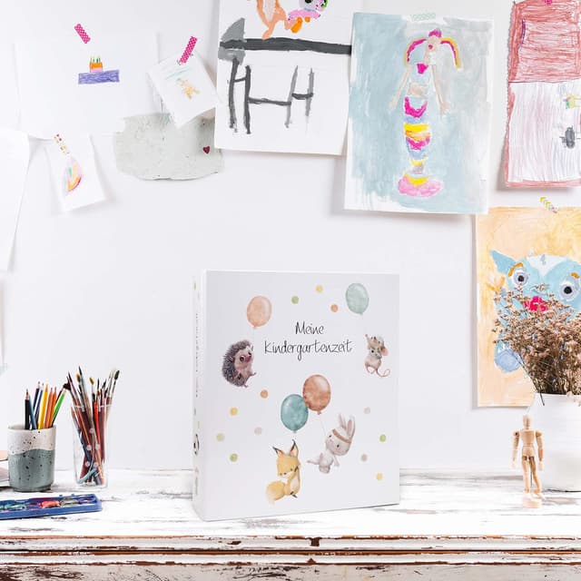 Detalle 2 de Meine Kindergartenzeit Sammelordner mit DIN A4