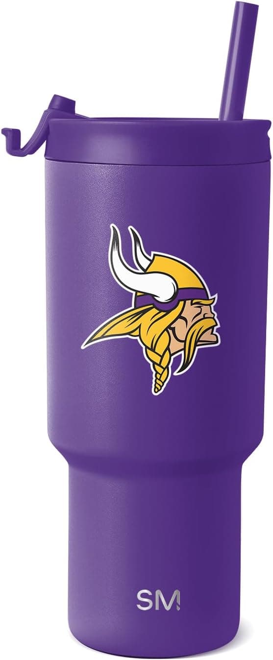 Thumbnail 6 de Simple Modern Officially Licensed NFL 30oz Tumbler with Flip Lid and Straws (Trek Collection)