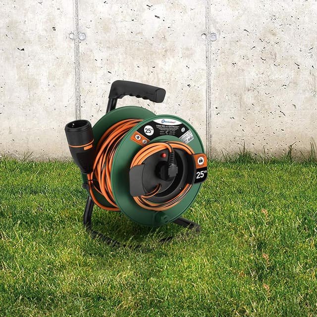 Thumbnail 4 de Electraline 49237 Avvolgicavo con Prolunga Elettrica da Giardino 25M