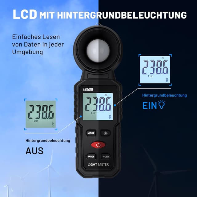 Thumbnail 5 de Luxmeter Mcbazel Digital 200.000 Lux