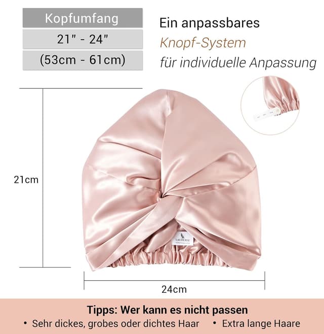 Thumbnail 5 de LaCourse Seidenhaube 22 Momme