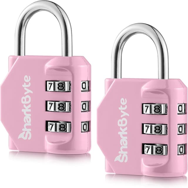 Detalle de SharkByte Small luggage locks 3 dial