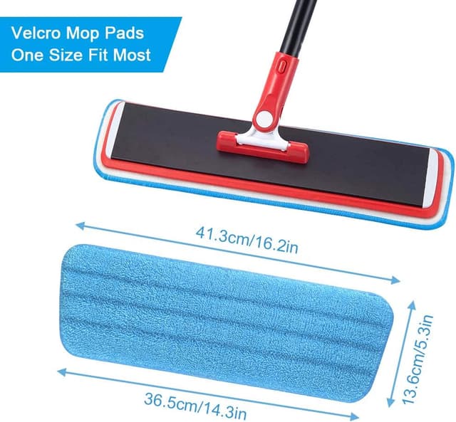 Detalle 2 de URAQT Microfiber Mop Cloth 3 Pack Replacement Pads