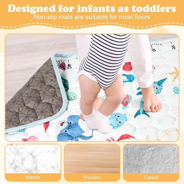 Thumbnail 3 de Aolso Baby Play Mat 127x127cm waterproof