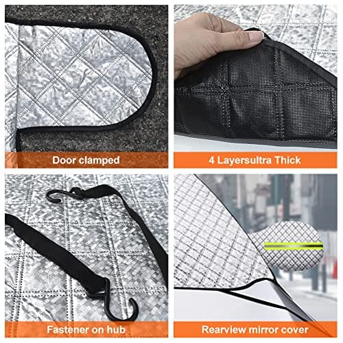 Thumbnail 3 de Parasole auto parabrezza 197×125 cm per inverno e sole