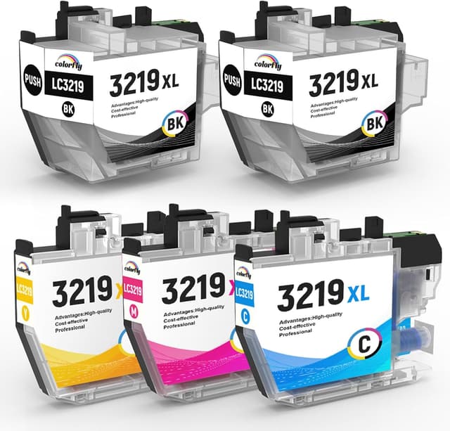 Detalle de Cartucce compatibili Colorfly LC3219XL/LC3219 (5 pezzi) per Brother MFC-J5330DW, J5730DW e altri