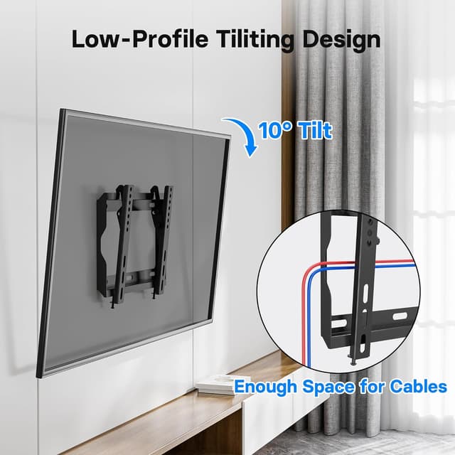 Detalle de BONTEC Low Profile TV Wall Mount 30mm