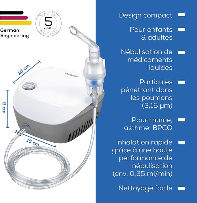 Thumbnail 5 de Beurer IH 18 Nébuliseur compact pour adultes et enfants