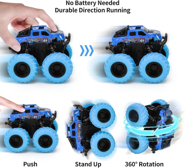 Detalle 2 de VoMii Monster-Truck Spielzeugautos 4x4