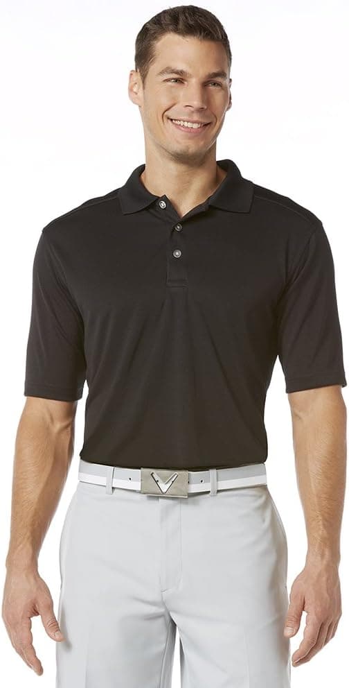 Detalle de Callaway Men’s Short Sleeve Core Performance Golf Polo Shirt with Sun Protection