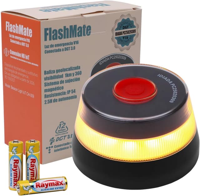 Detalle de Aourow V16 Connectado Luz Emergencia Coche 12 Años