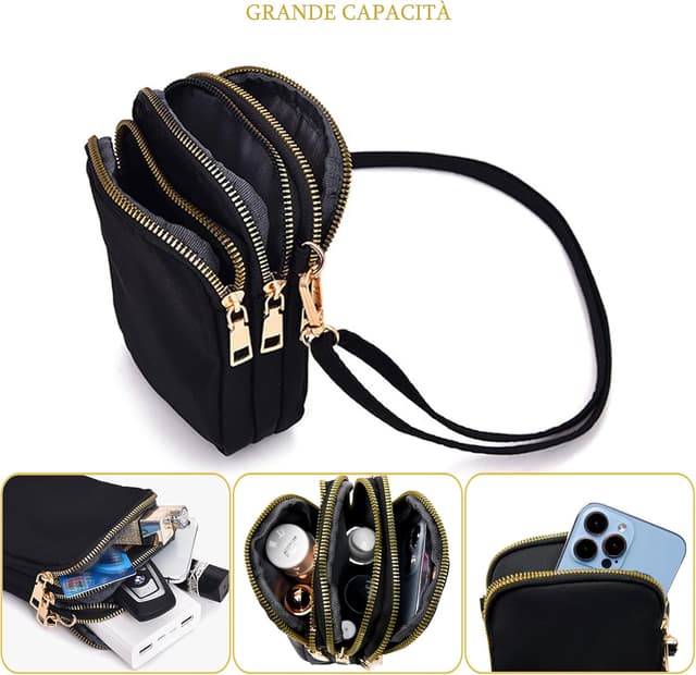 Detalle 2 de Kommodum borsetta tracolla piccola mini per telefono, km32