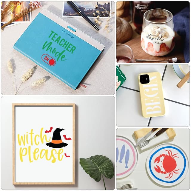 Thumbnail 1 de HTVRONT Vinylfolie Plotterfolie 14 Rollen 30 cm