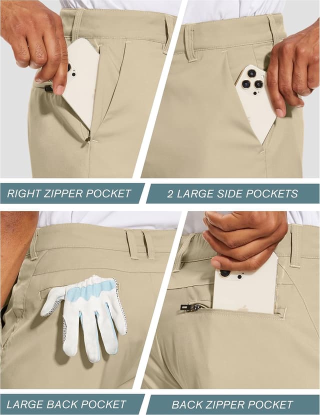 Detalle 2 de PULI Men's 7-Inch Golf Shorts ⚙