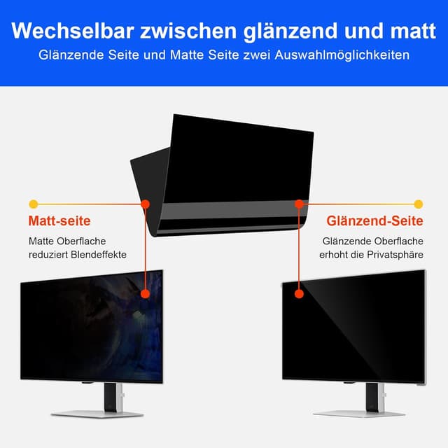 Detalle 2 de 24 Zoll Blickschutzfolie für 16:9 Monitore