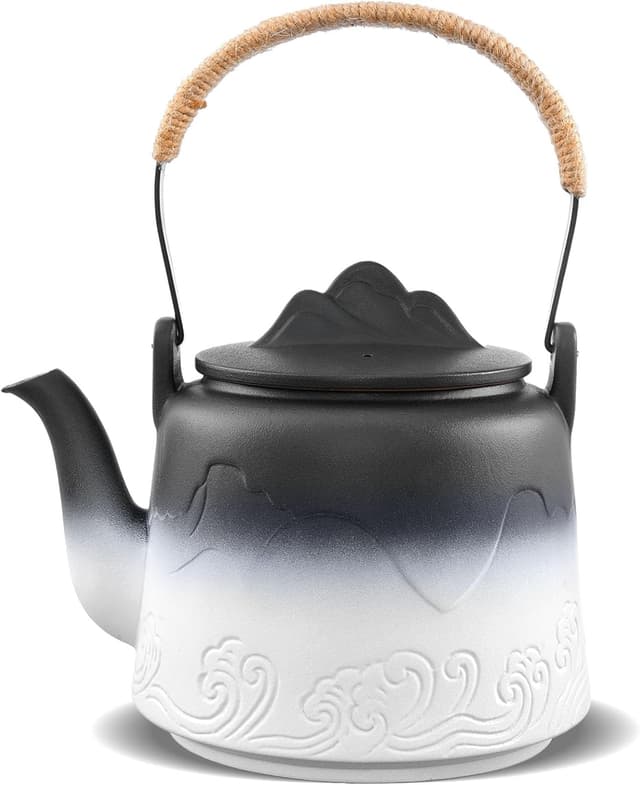 Detalle de ZENS Vintage Japanese Teapot (1000 ml) with Built-in Infuser