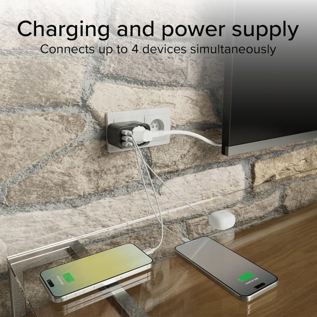 Thumbnail 4 de SBS Fuente de alimentación multisocket USB C/A Schuko 3500 W