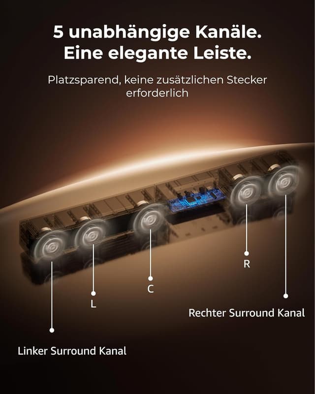 Detalle 2 de Ultimea 5.1ch Soundbar mit Dolby Atmos 340 W